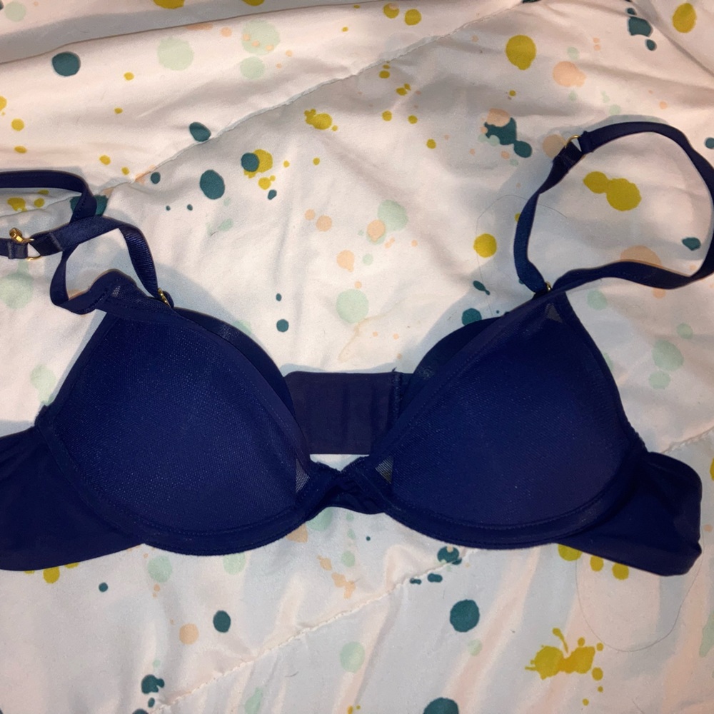 Navy Blue Pepper Bra